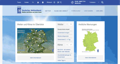 Desktop Screenshot of dwd.de